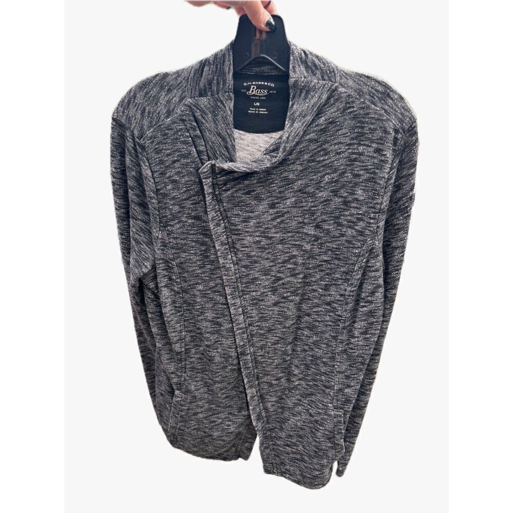 G.H. Bass Sweater zip up men's sz L